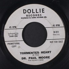 DR. PAUL MOORE: woman, you done let your iron get cold / tormented heart DOLLIE picture