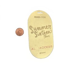 Drake & Future Summer Sixteen Tour Metal All Access Pass OVO RARE picture