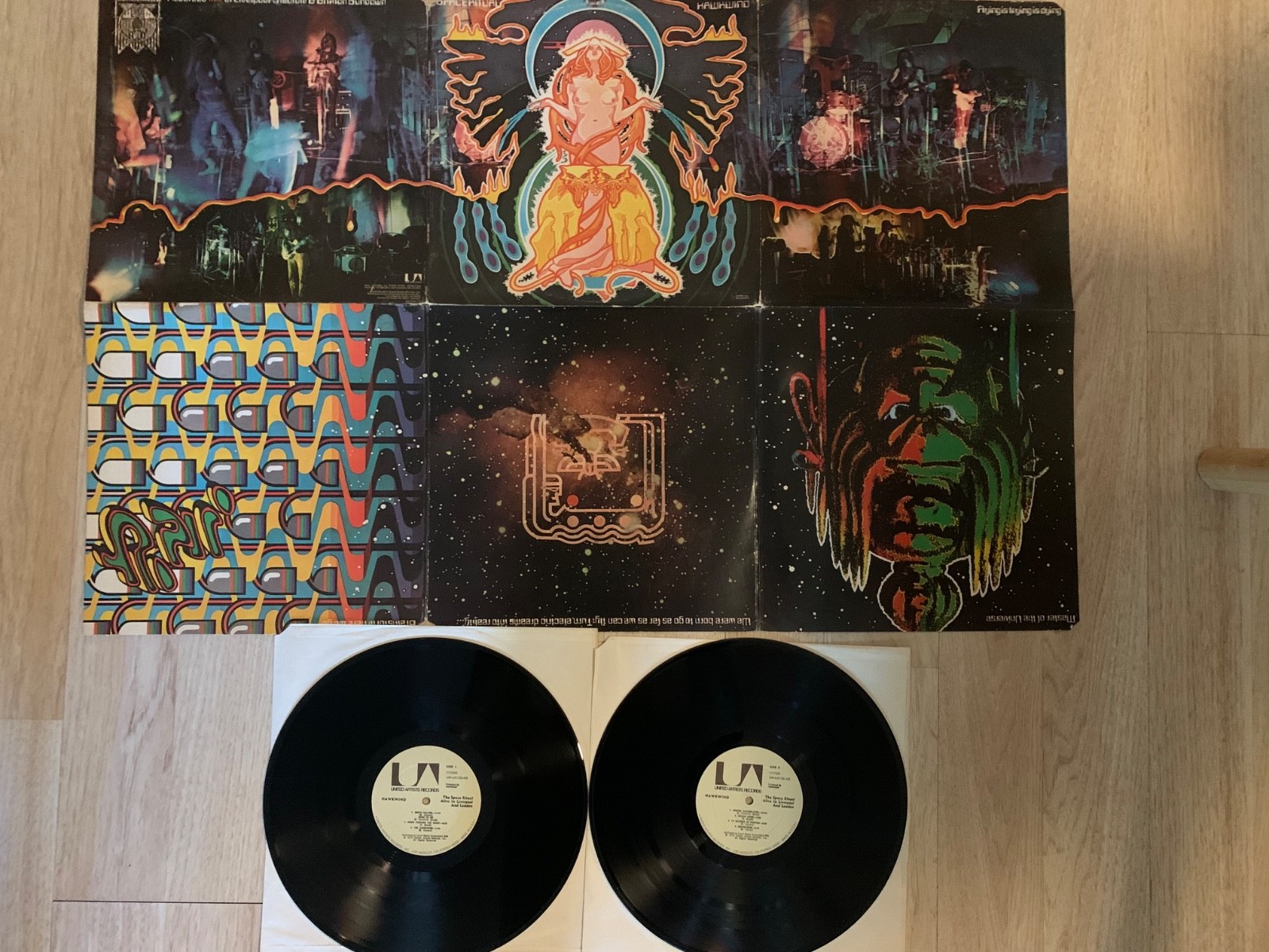 Hawkwind Space Ritual original lp hard space rock VG+ 