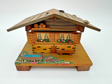 Vintage Lador Switzerland Wooden Swiss Chalet Music Box – WORKING picture