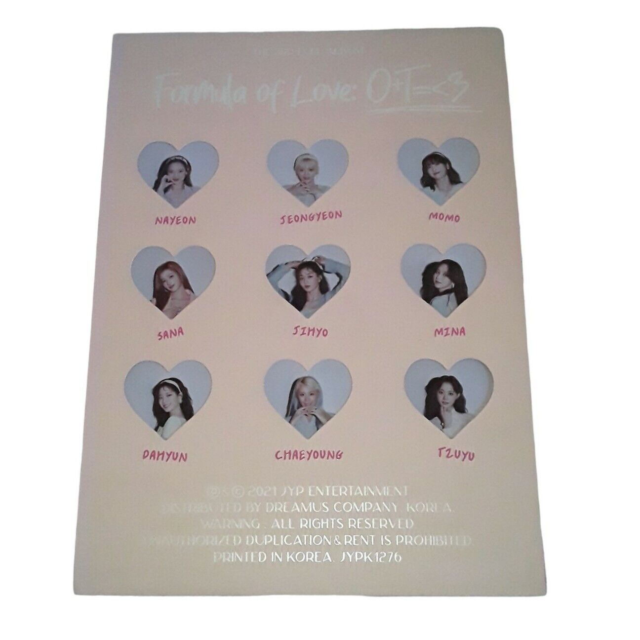 TWICE - Formula of Love: O+T= 3 US Target Exclusive CD Kpop Goodies Cards Poster