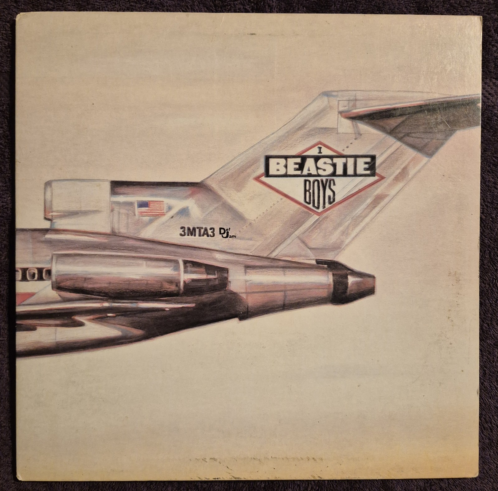 BEASTIE BOYS Licensed to ILL Music Vinyl Record Def Jam 1986 Columbia