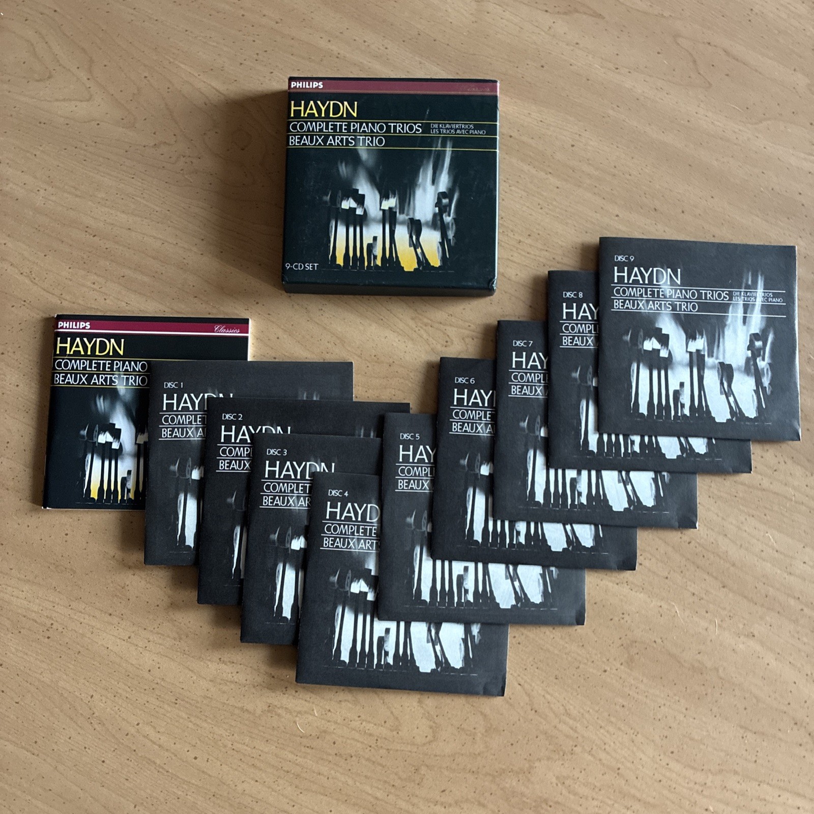 Haydn Complete Piano Trios Beaux Arts Trio Philips 9 CD Box Set 4540982 Pressler