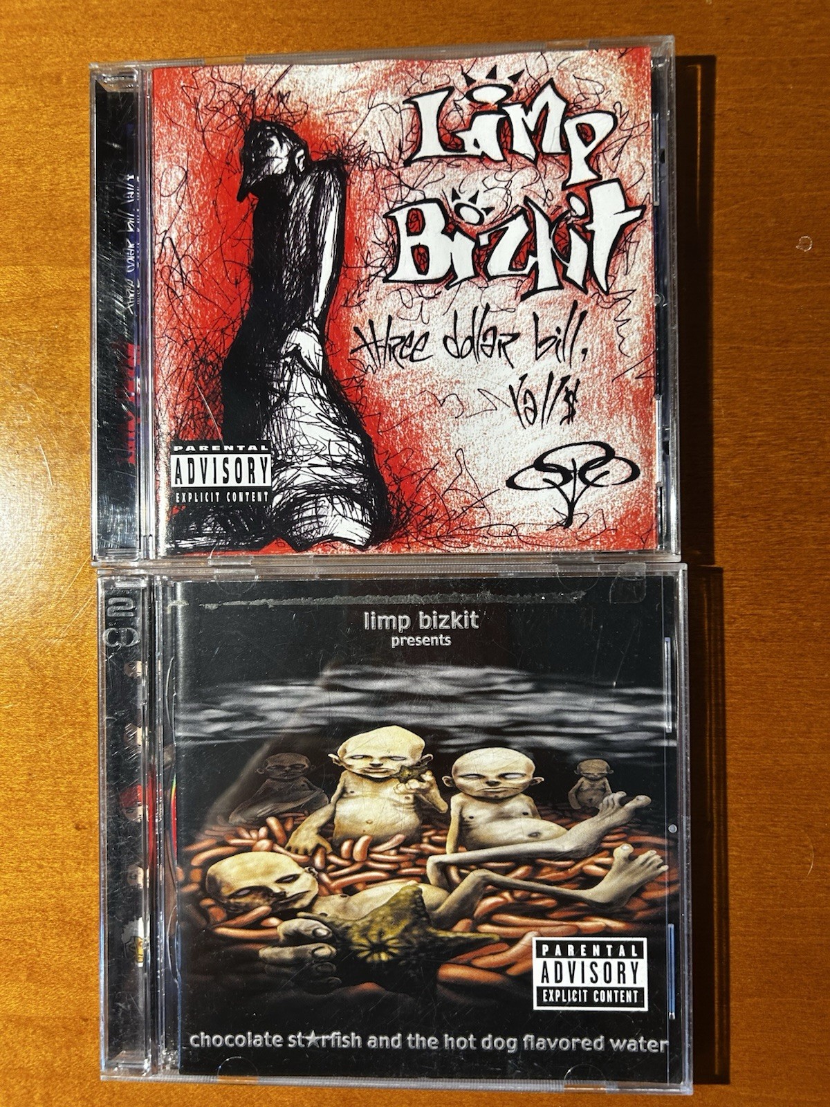 Limp Bizkit CD Lot (2) Three Dollar Bill, Yall$; 2 disc Chocolate Starfish 