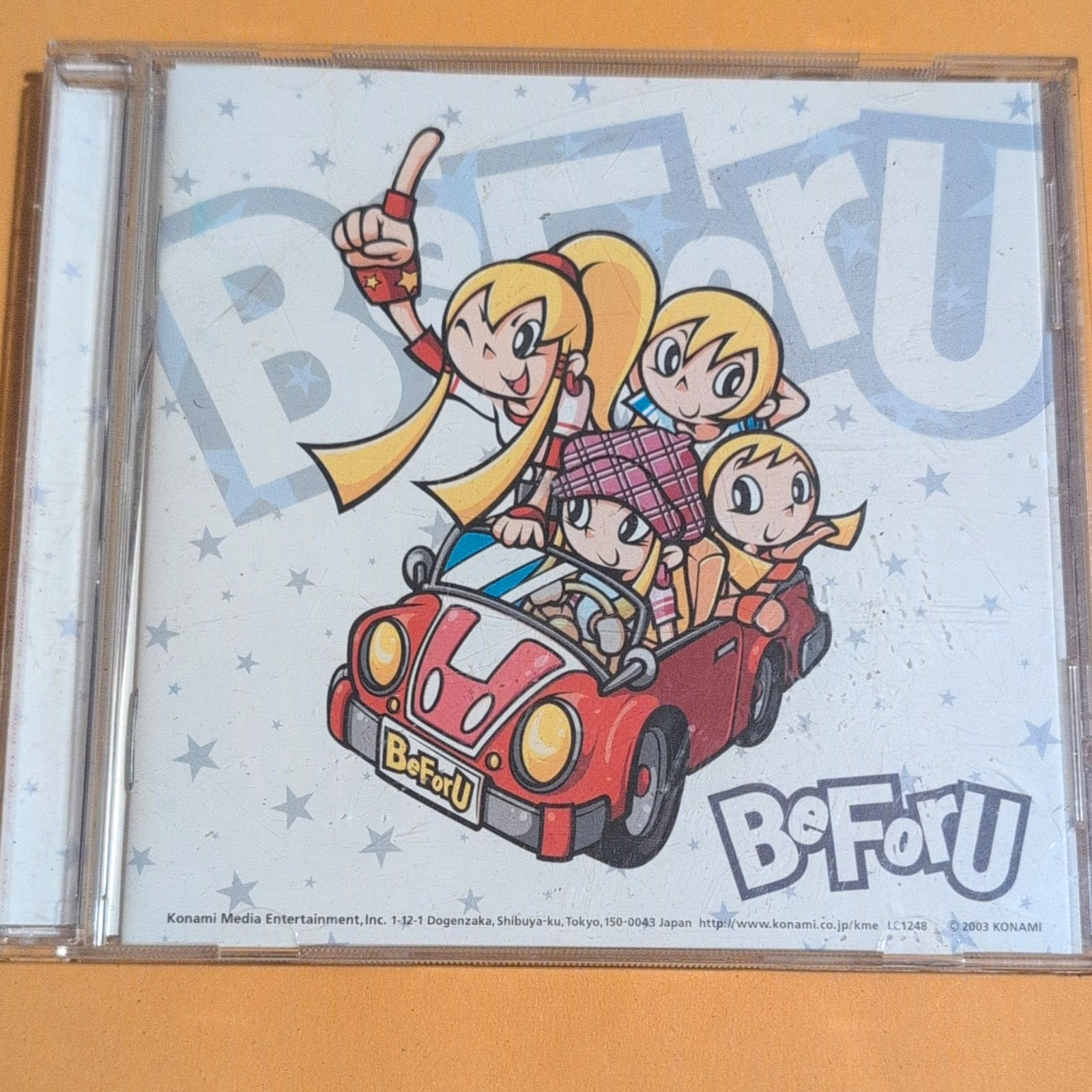 BeForU BeForU J-Pop CD Album 2003 Konami LC-1248 Japanese Jewel Case DDR