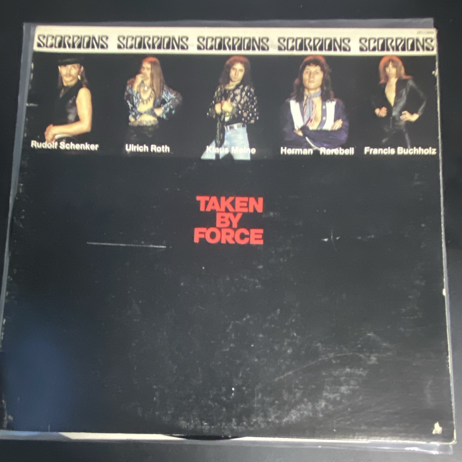 Scorpions Taken By Force Vinyl Original UK 1977 early press RCA RCALP 3024