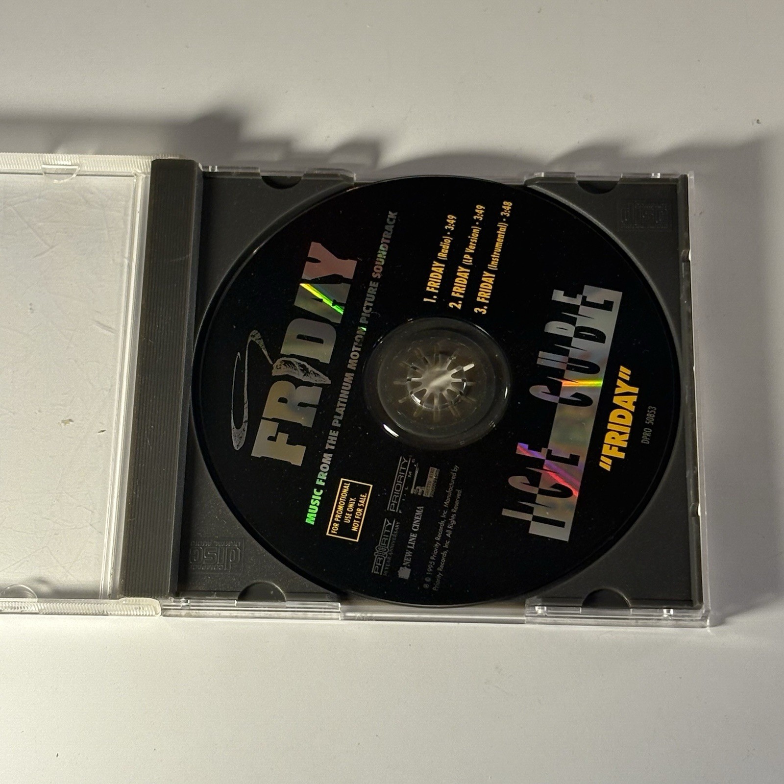 Ice Cube ‎– Friday CD Maxi Single Rare 1995 Promo Rare