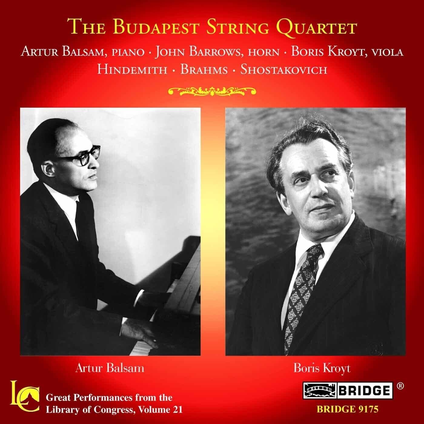 Artur Balsam Sonata for Viola/trio/quintet (The Budapest String Quartet) (CD)