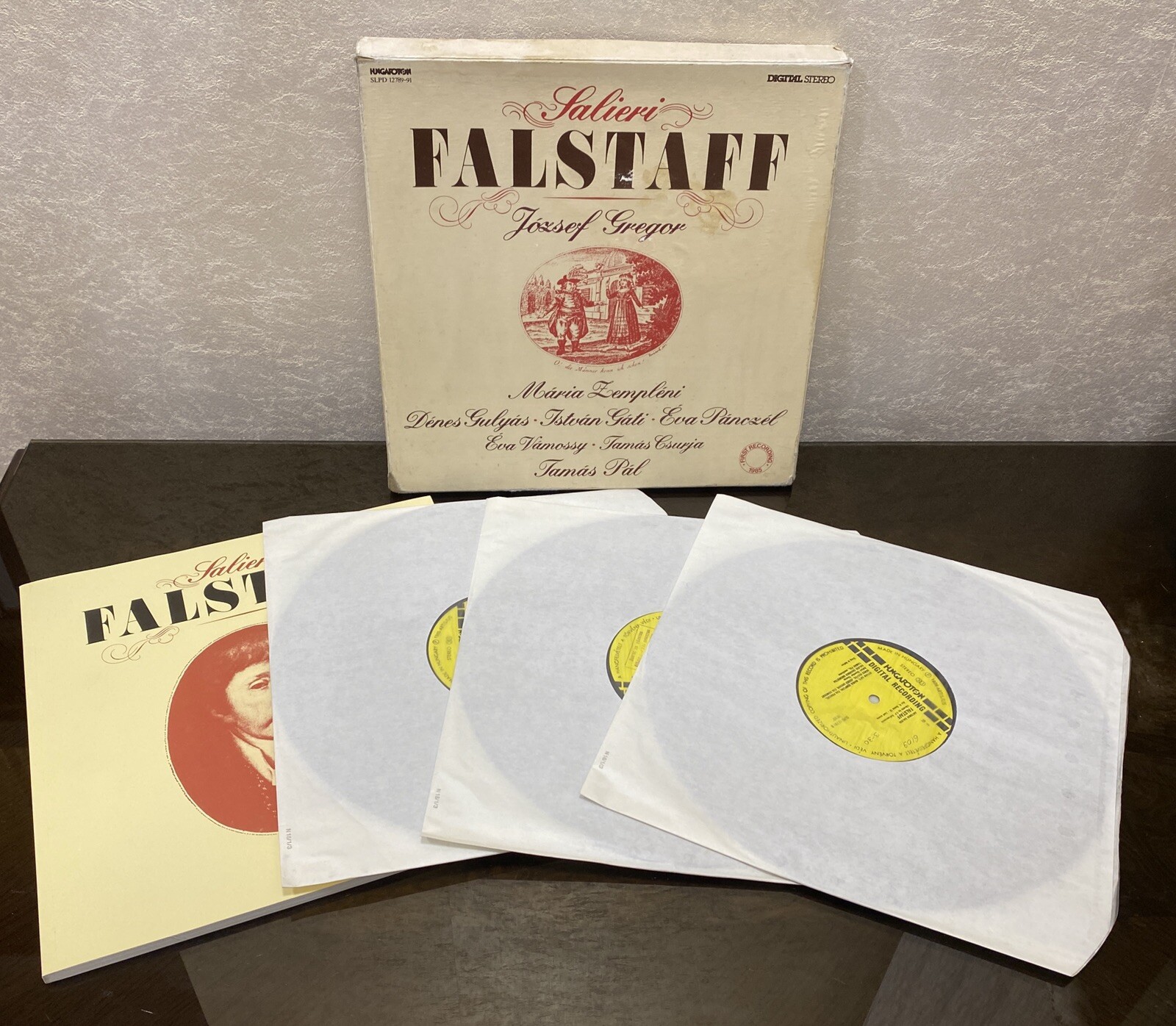 Box set Vinyl Record - Antonio Salieri - FALSTAFF, 1985\'s