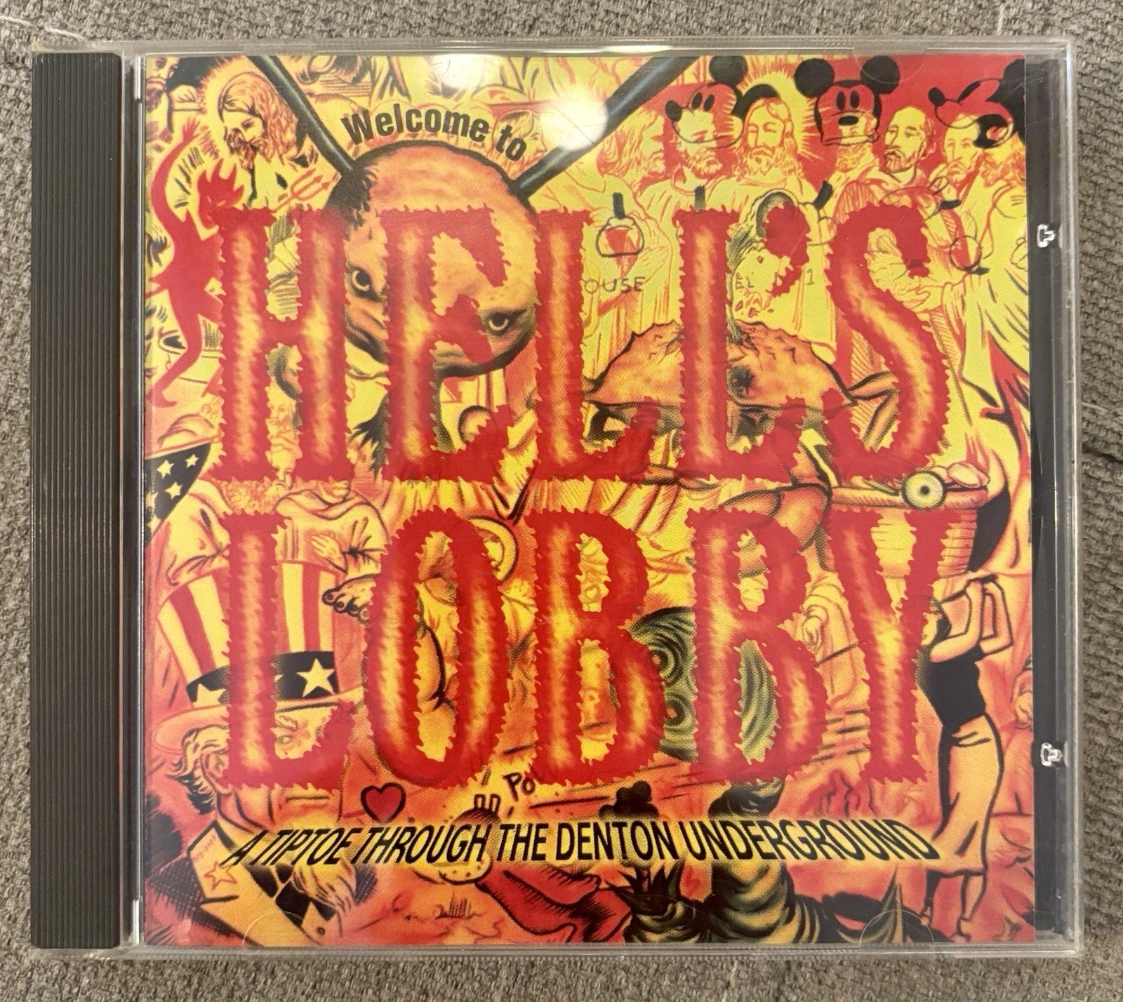 CD Welcome To Hell’s Lobby Denton, Texas Toadies One Ton Alternative Rock Vinyl