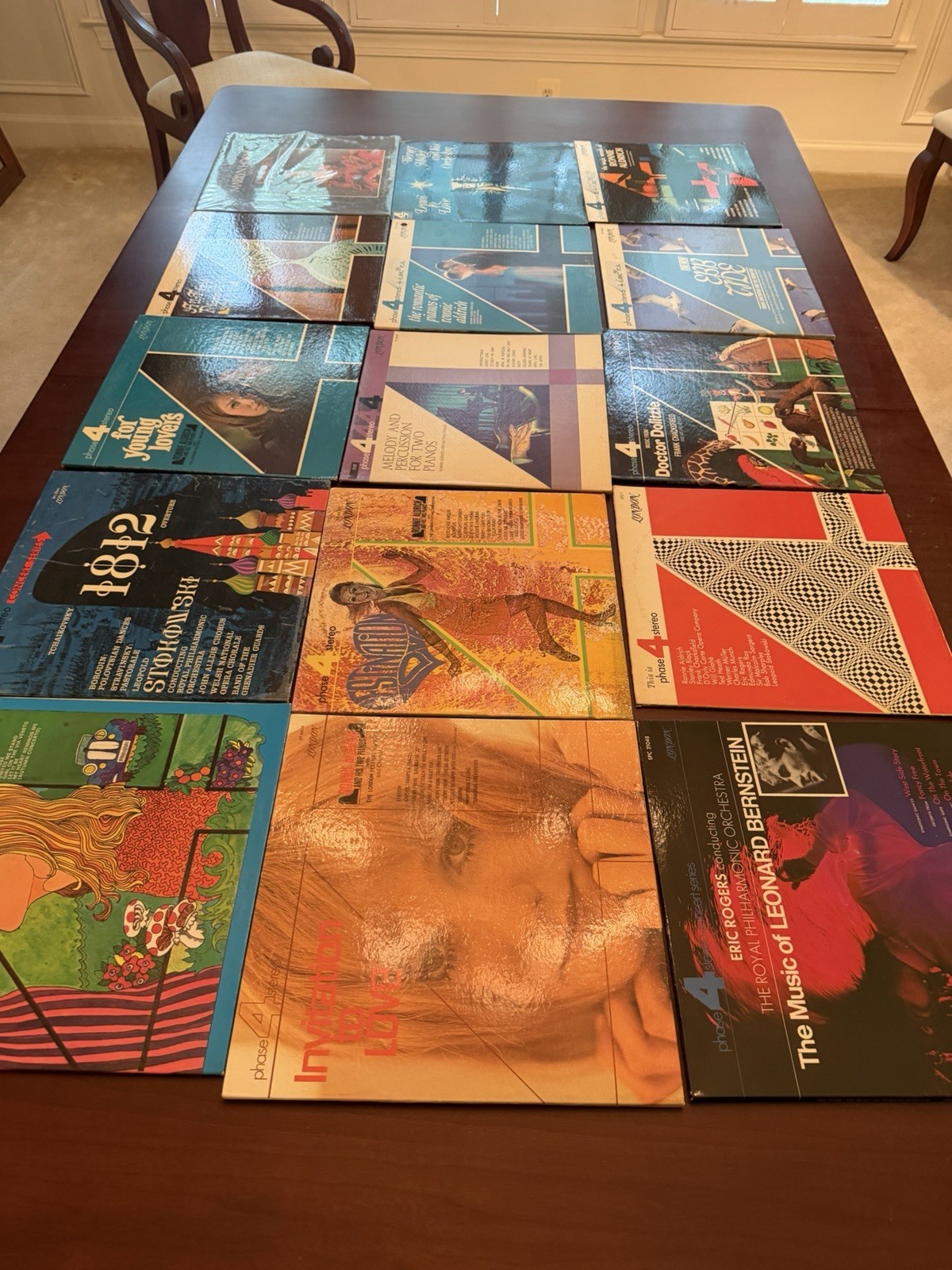 15 London Phase 4 Stereo LP Lot Ronnie Aldrich Stokowski Chacksfield See Desc