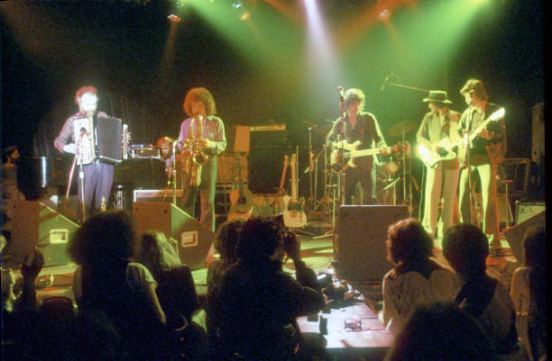 Rock Group The Band Performs Onstage In A Club 1975 OLD PHOTO 2