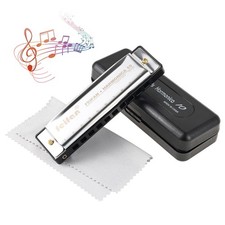 Dreld Blues Harmonica, 10-Hole, C Key, Diatonic, Suitable For Beginners To Prof_ picture