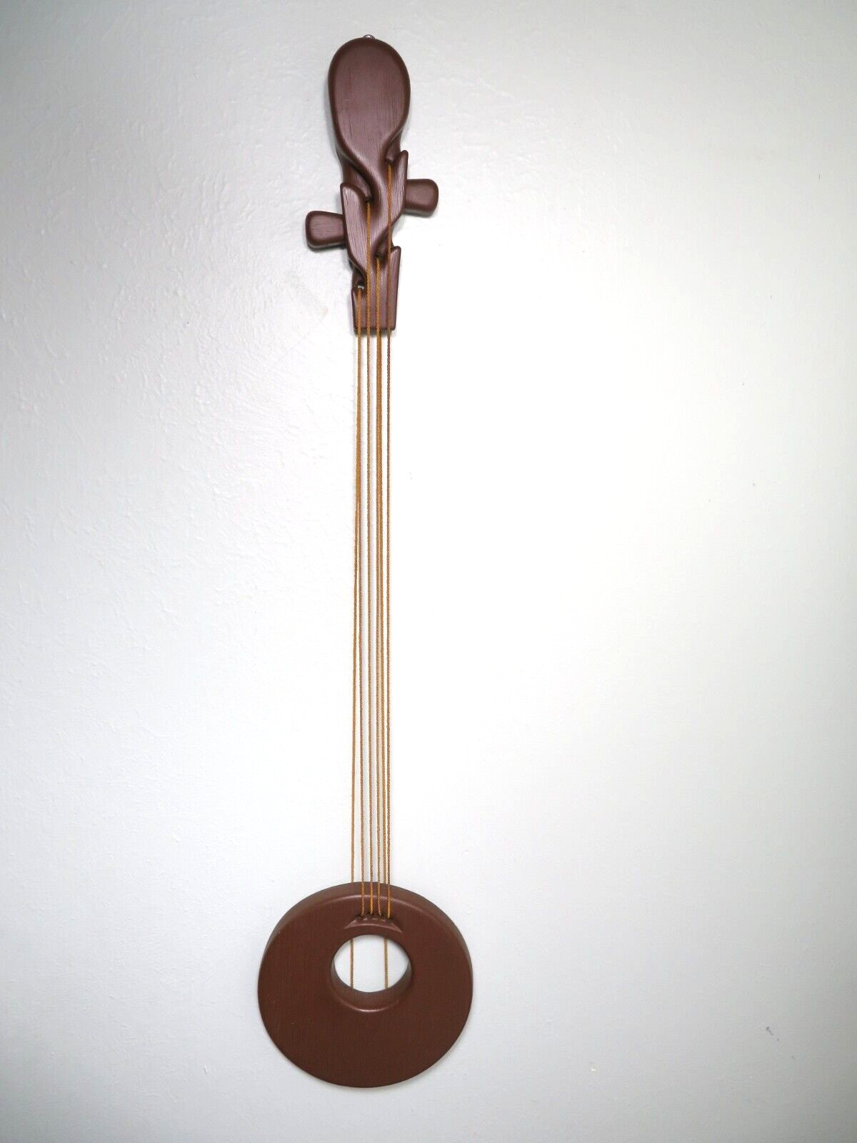 Vintage Banjo Wall Hanging Richter 1957 Mid Century Musical Instrument Decor