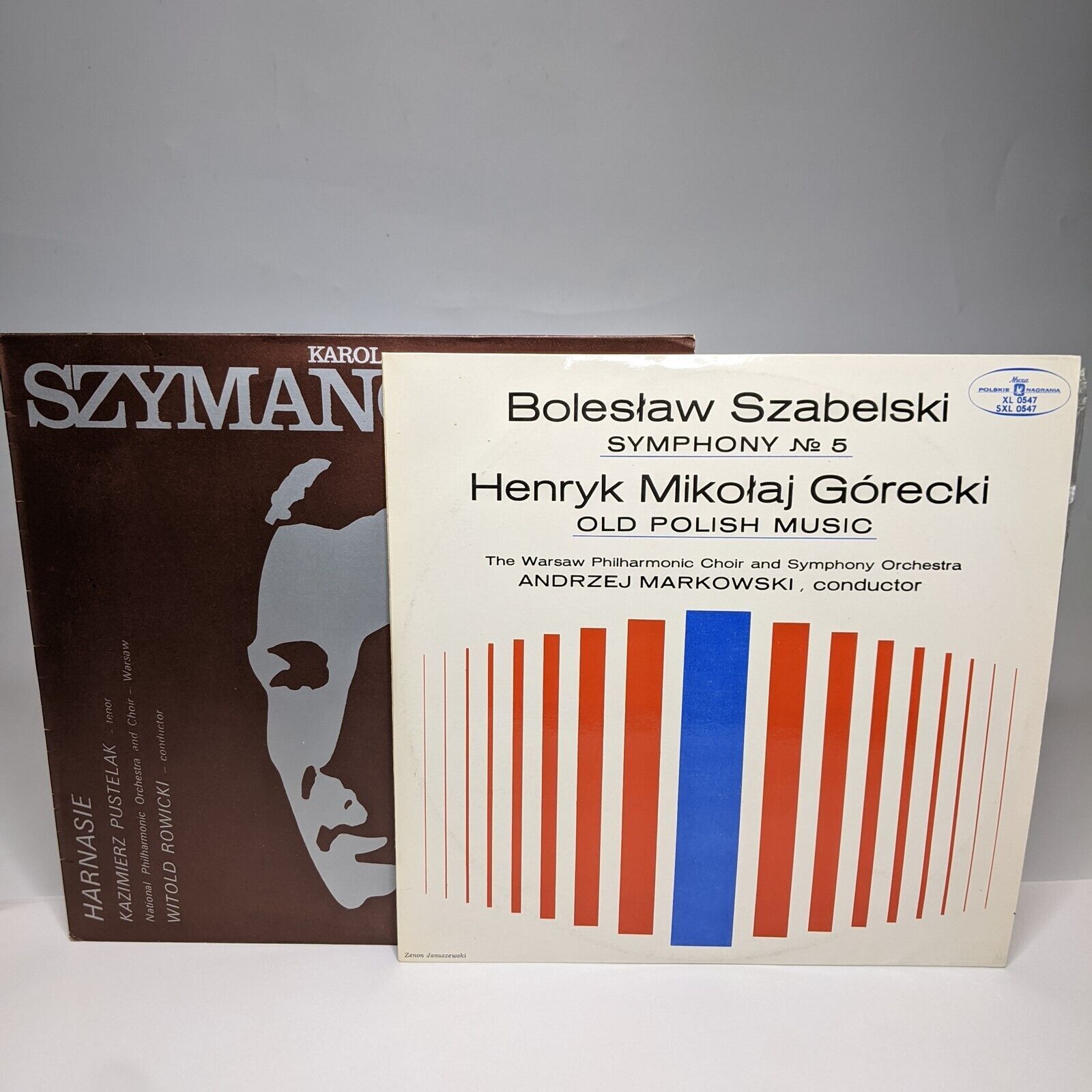 x2 LOT Polish Classical 33 RPM Karol Szymanowski Harnasie Boleslaw Szabelski L2