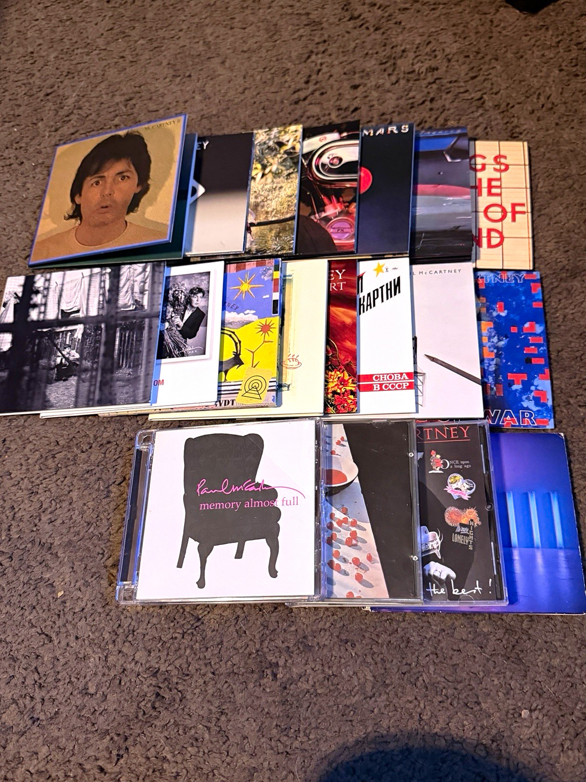 Paul McCartney Wings CD Lot 15 Albums Remastered Digipaks McCartney II Tug War
