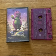 Vintage 1998 Barney's Great Adventure Soundtrack Musical Cassette Tape Sealed picture