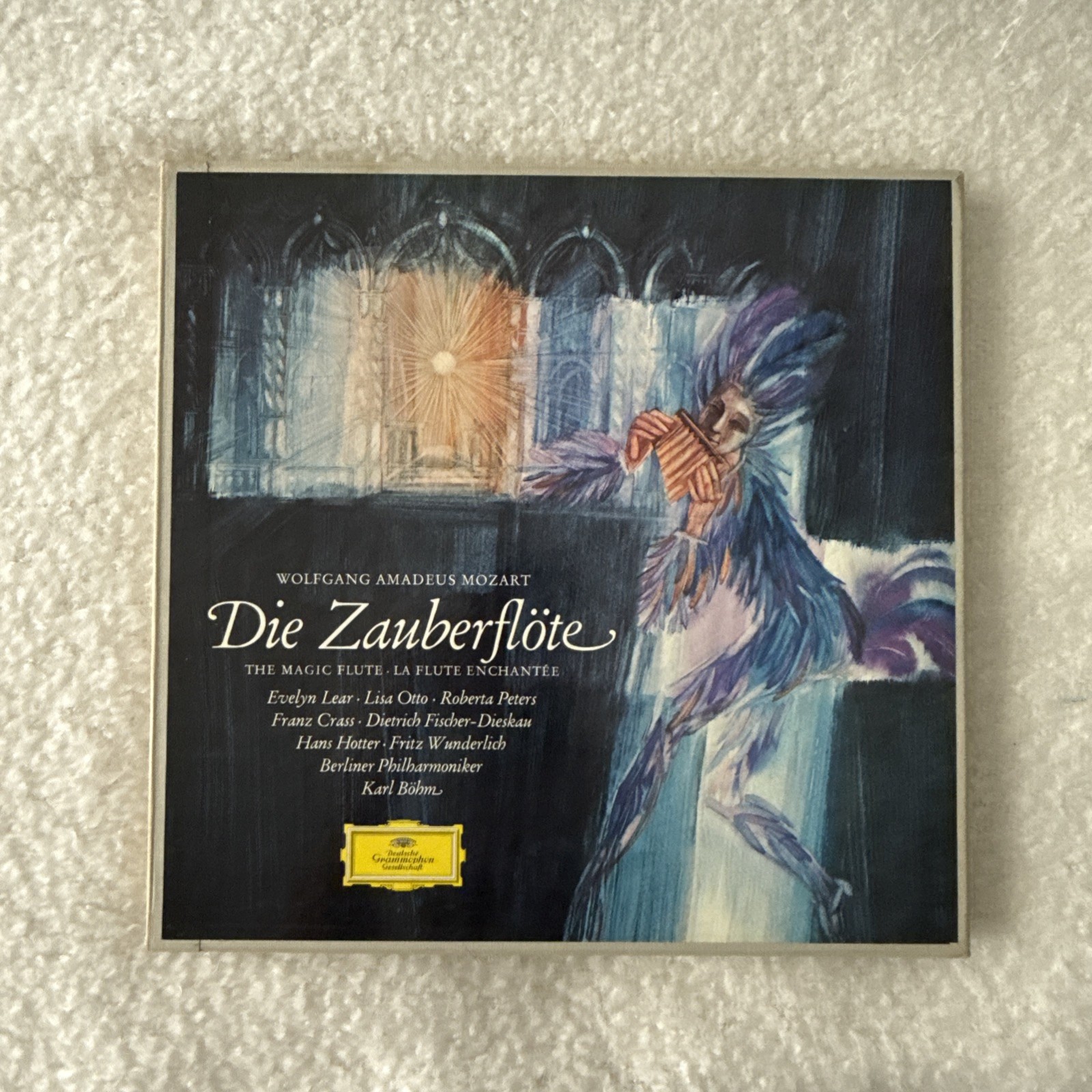 Die Zauberflote Mozart The Magic Flute NM 3x LP Vinyl + Book Box Set