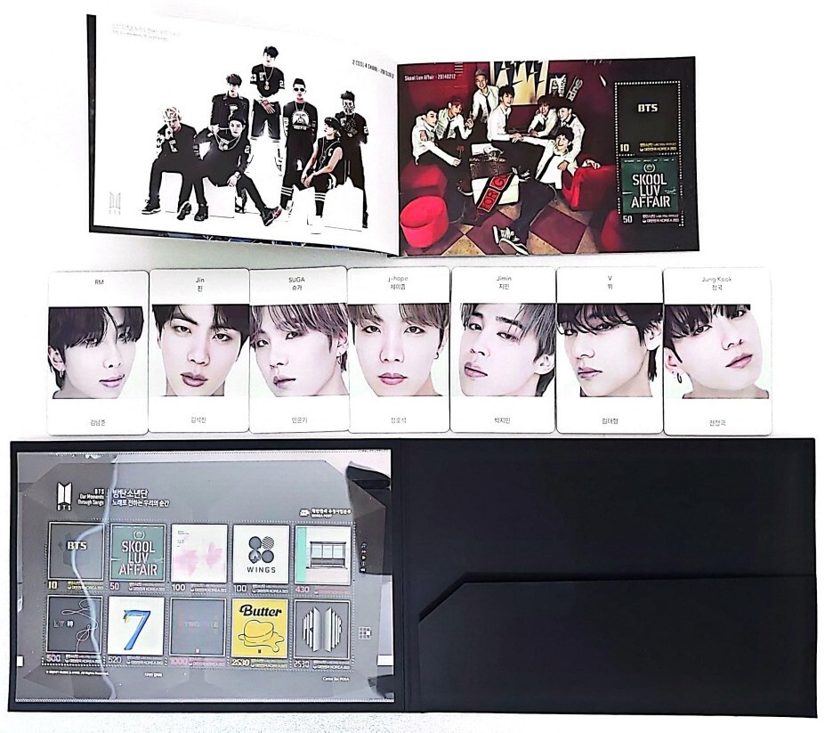 BTS 10th Anniversary [Stamp Full Packet] + BTS Photocard Set [8EA]