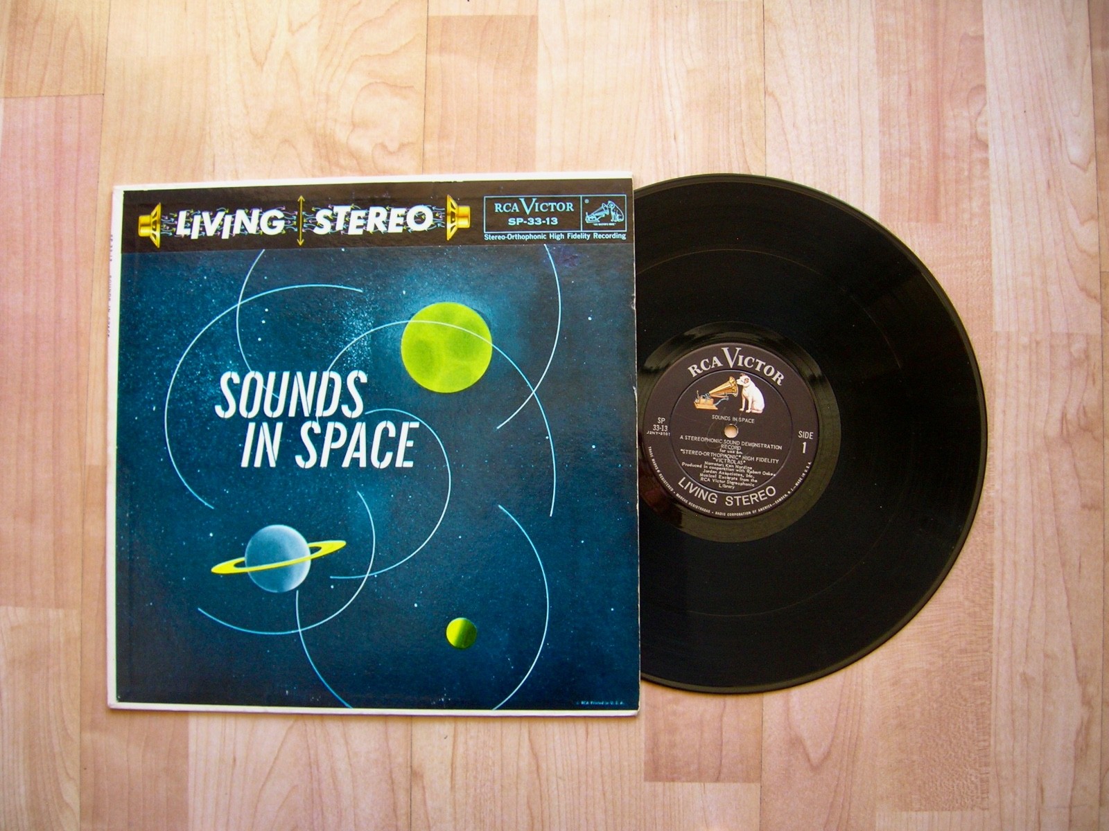 SOUNDS IN SPACE  Ken Nordine  RCA SP 33-13  LIVING STEREO orig 1958 space age EX