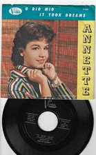 ANNETTE -- O dio mio / It took dreams -- High grade 45 with picture sleeve picture