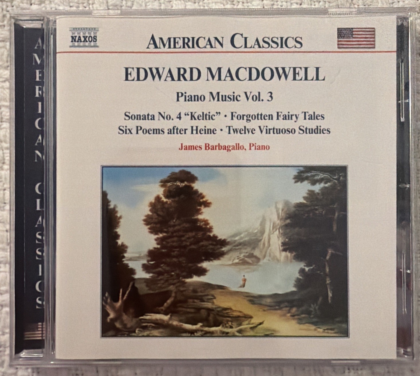 American Classics Edward MacDowell & James Barbagallo Piano Music Vol. #3 Rare.