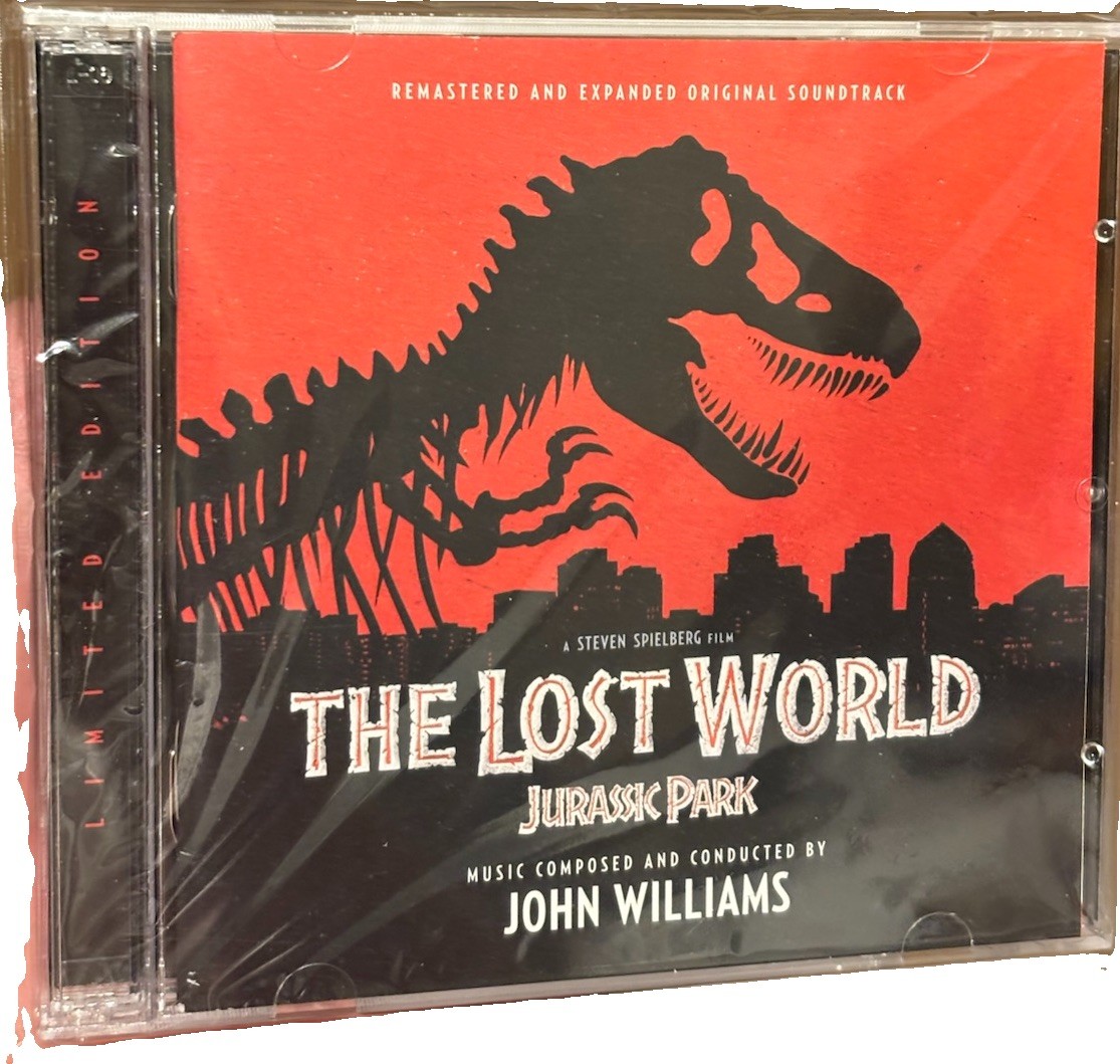 Lost World Jurassic Park John Williams 2 CD La-La Land Expanded OOP Sealed