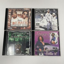 Vintage Bay Area Rap CD Lot 4 Munip Spice 1 Suga T Currency Click 90s Y2K picture