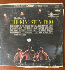 Set of 3 Vintage THE KINGSTION TRIO Vinyl Records Albums 2 AUTOGRAPHED GC picture