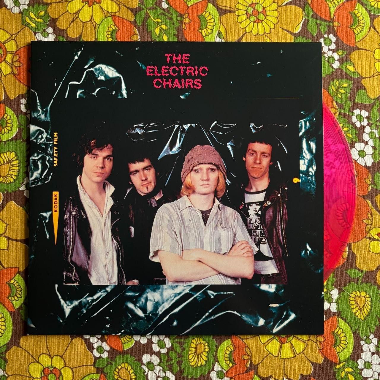 The Electric Chairs S/T Vinyl LP Record 2021 Pink Translucent Radiation NM