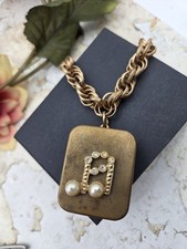Vintage Miniature Music Box Bracelet WORKS Rhinestone & Pearl Musical Note picture