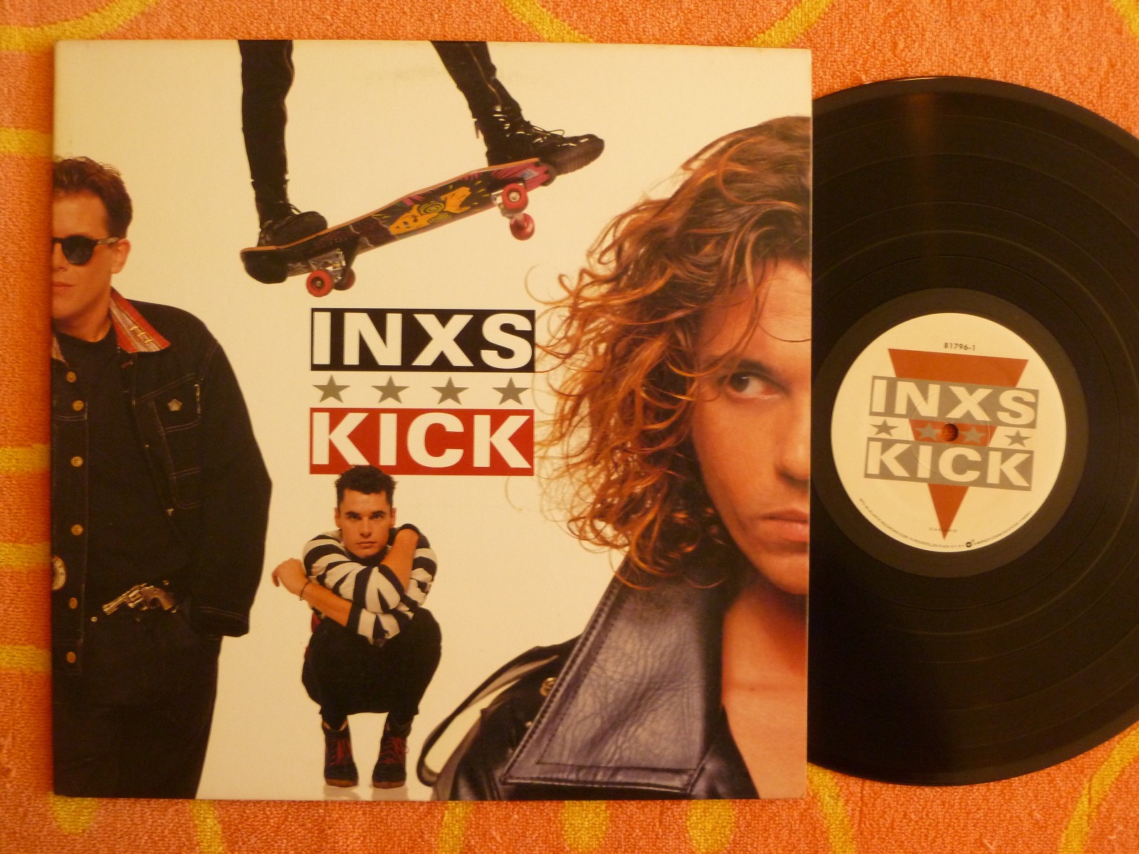 INXS Kick LP Atlantic 1987 w/ Inner Sleeve