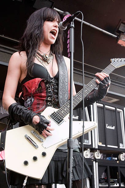 Lzzy Hale during the 2009 Rock On The Range festival at Columbus C- Old Photo