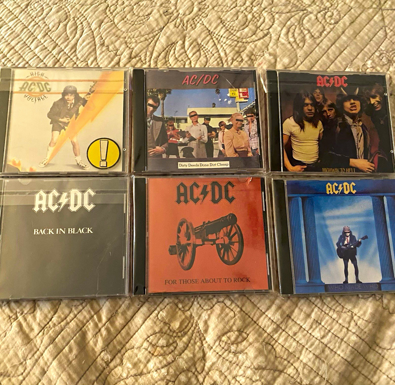 AC/DC-CD Lot (6) Jewel Case