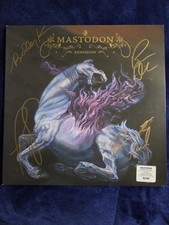 Mastodon Remission Autographed Vinyl 2xlp 300 Splatter Relapse Original Signed picture