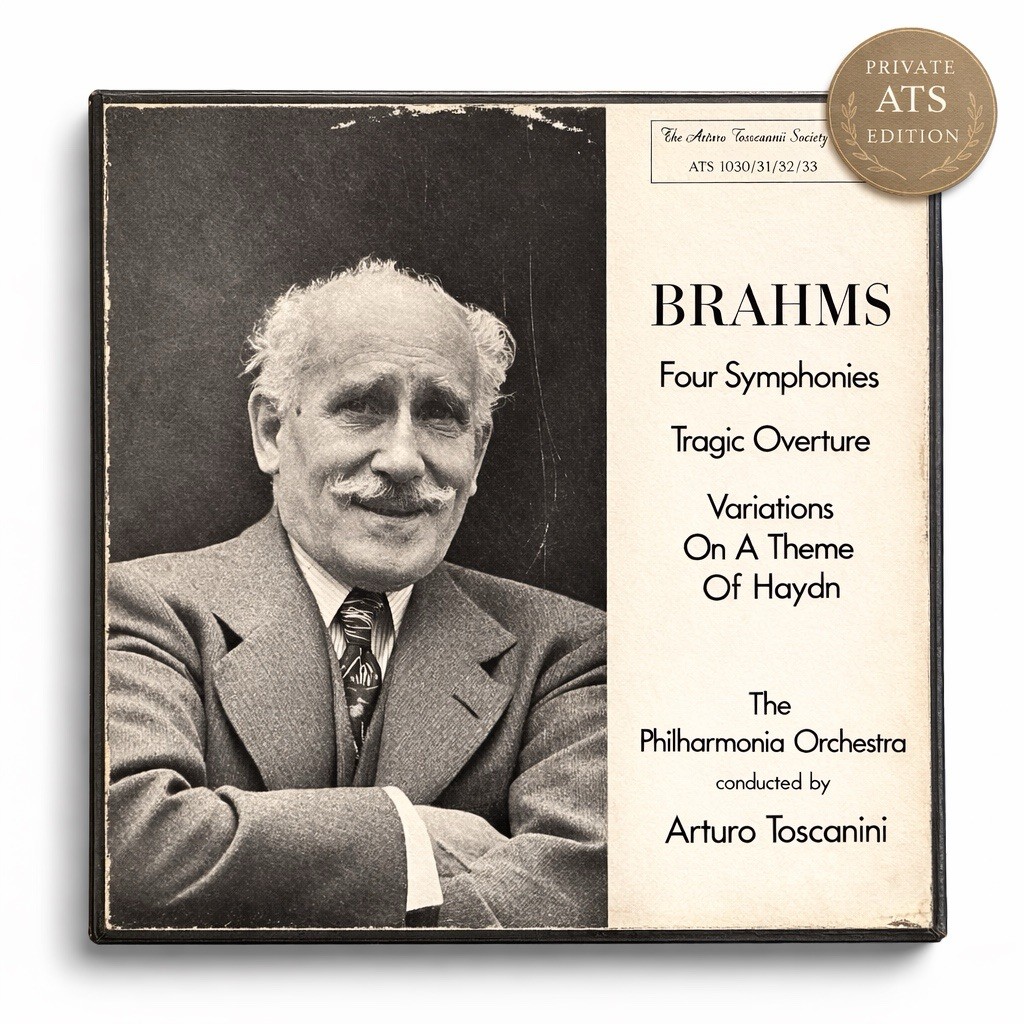 Arturo Toscanini Society ATS 1030-33 Brahms 4 Symphonies 4LP Box Set - Private L