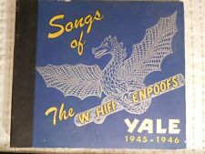 Yale Univ. Vintage 1945-46 Songs of the Whiffenpoofs 2 LP's ~ w/ Dragon Mascot picture