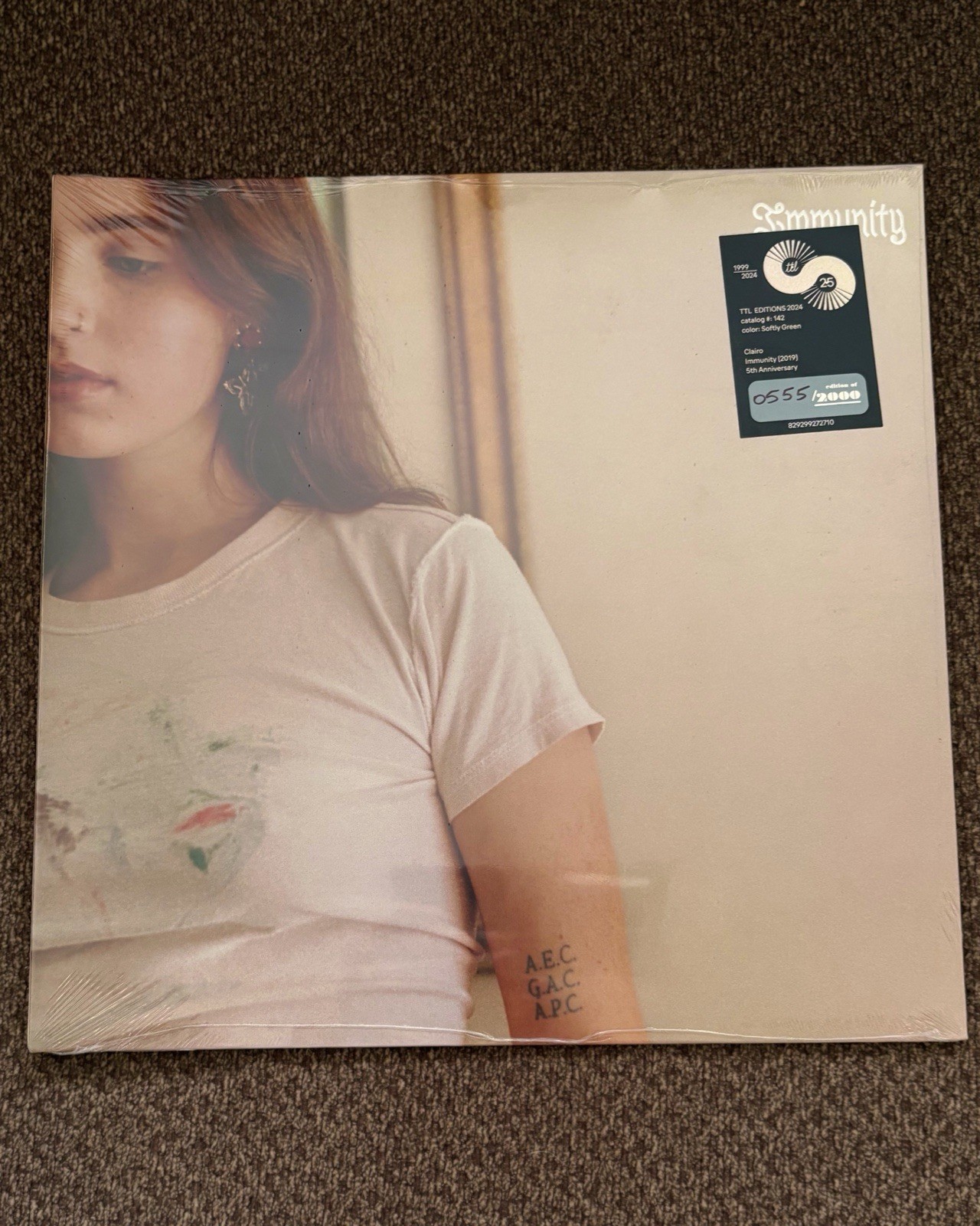 Clairo Immunity “Softly Green” Vinyl Turntable Lab Limited Edition Numbered Rare