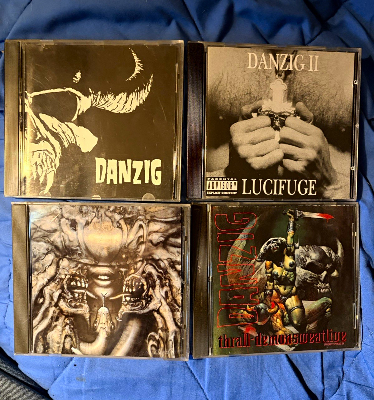 Danzig CD Lot Danzig II Lucifuge Danzig III How the Gods Kill Thrall