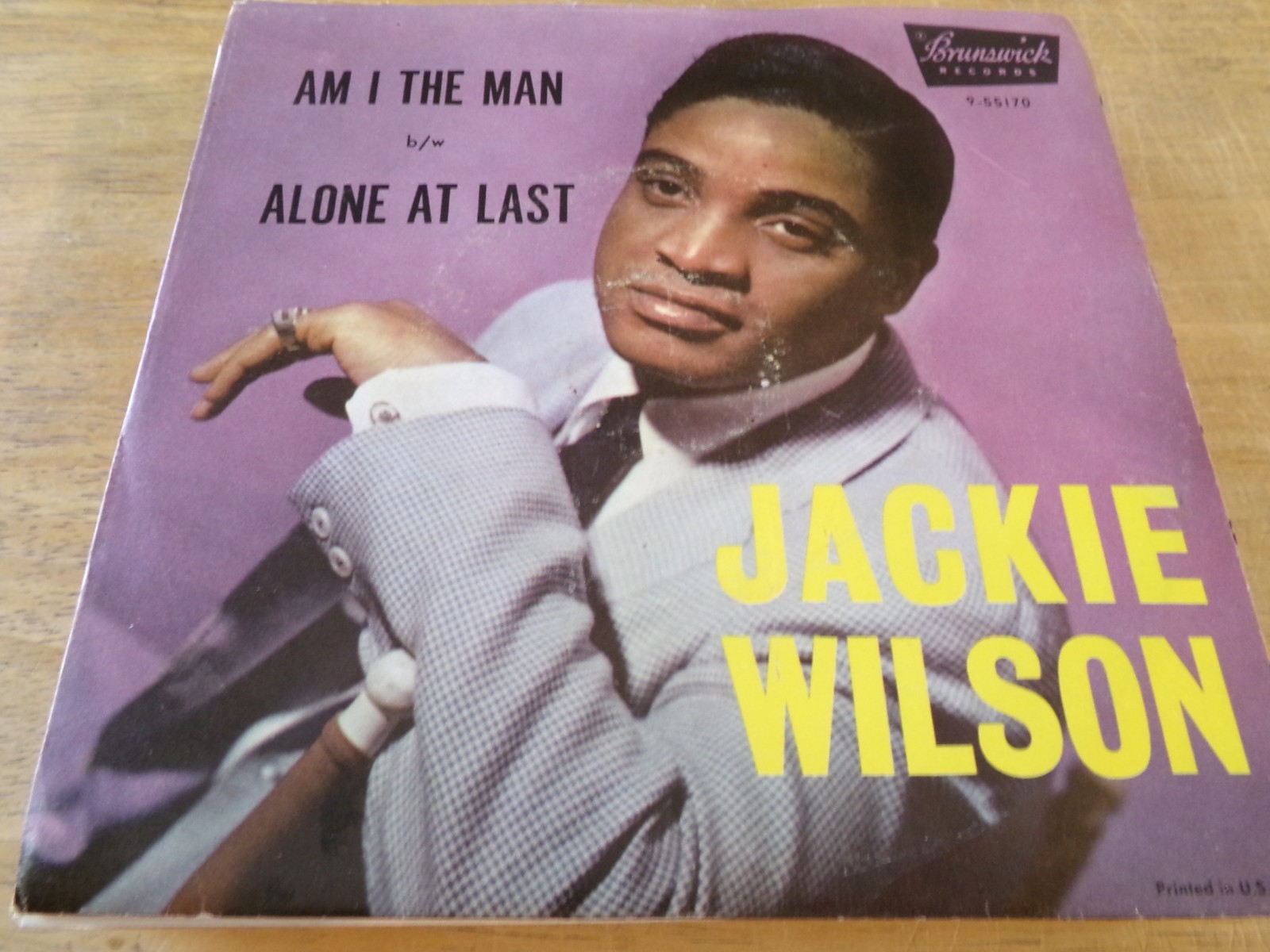 Lot of (16) Jackie Wilson 45s - All on Brunswick (1) w/PS