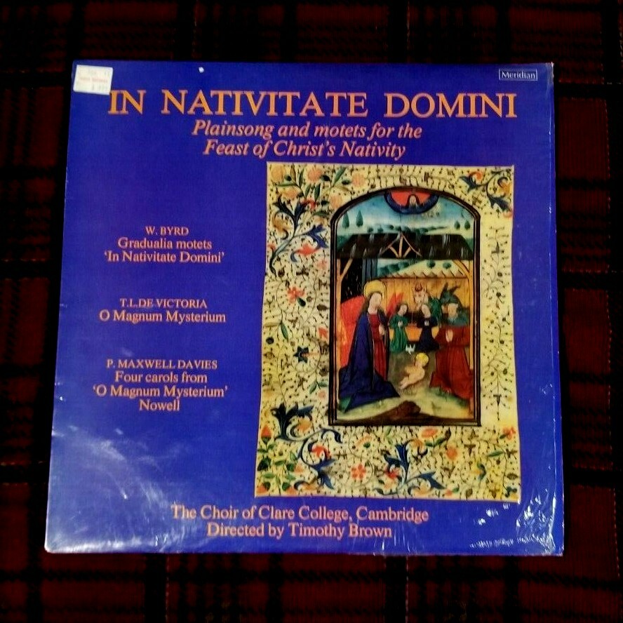 Quality Vinyl For Music Lovers  Title : In Nativitate Domini  Plainsong & motets