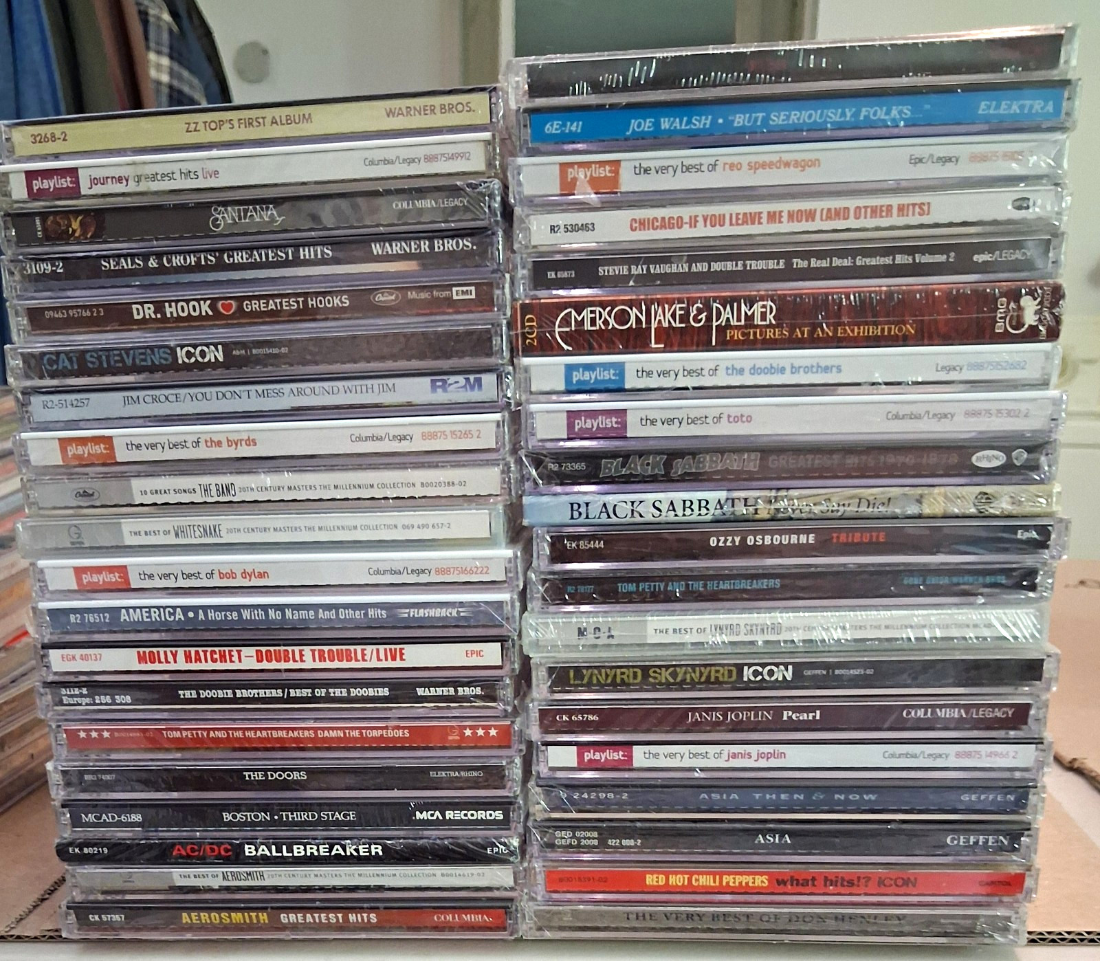 Lot of  40  Brand New Cds, Rock