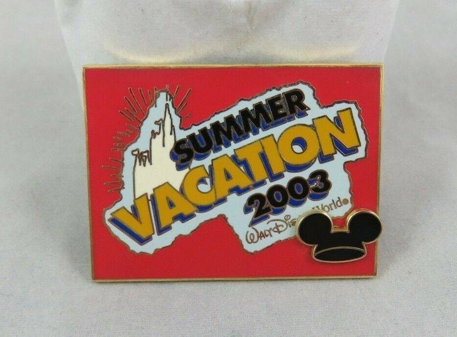 Disney Pin - Summer Vacation 2003 - Build a Pin Base Completer - Mickey Ear Hat
