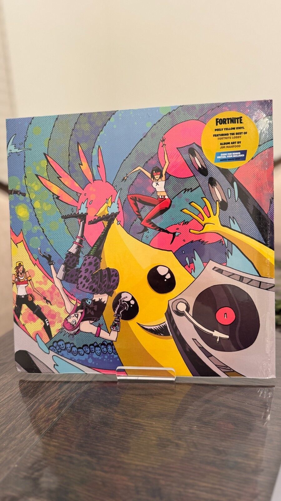 FORTNITE: BEST OF THE LOBBY - Soundtrack, Ltd YELLOW COLOR VINYL LP New & Sealed