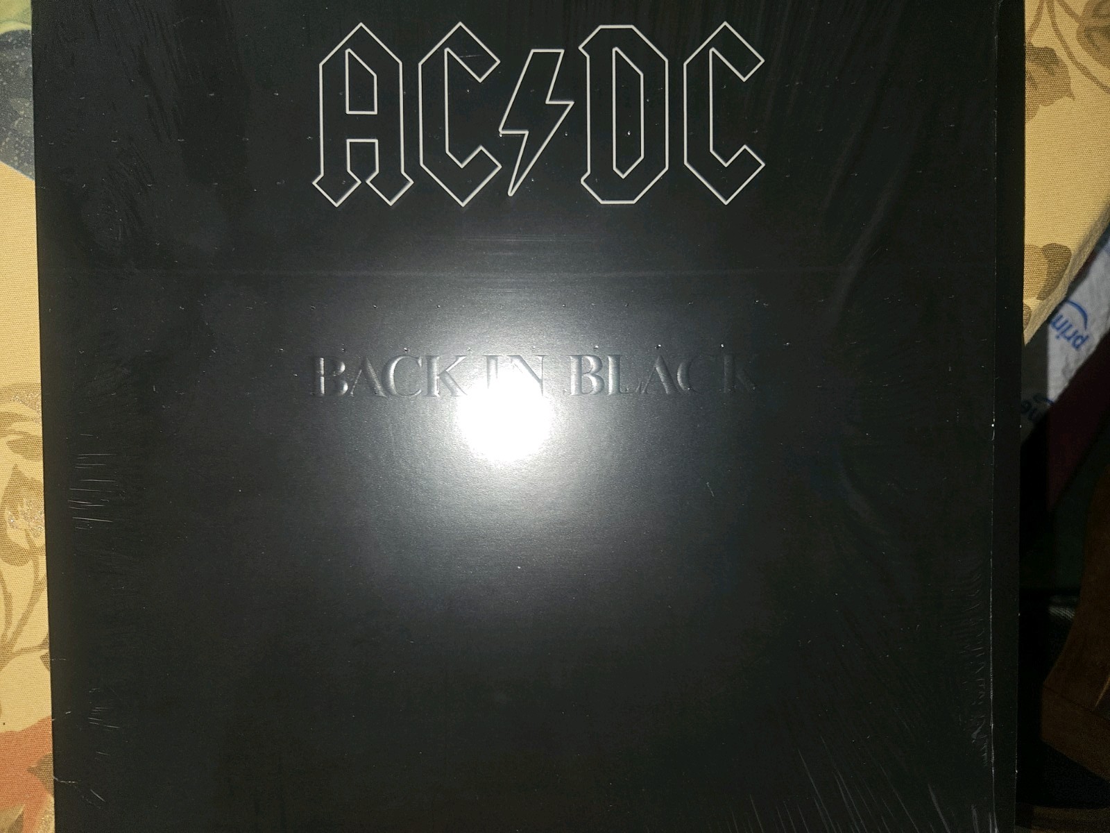 AC/DC Back in Black Vinyl Record (2003) VG Condition Used