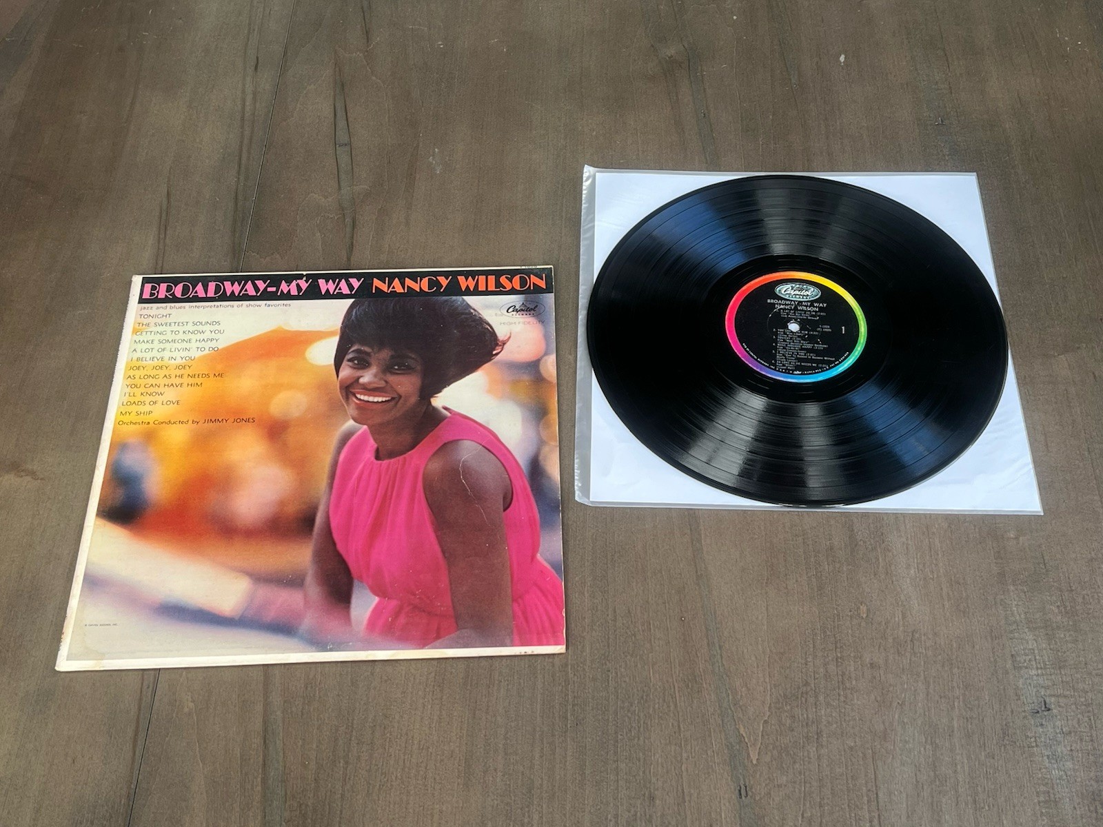 Nancy Wilson Broadway My Way T 1828 Mono VG+/VG+ Capitol Vocal Jazz & Blues LP