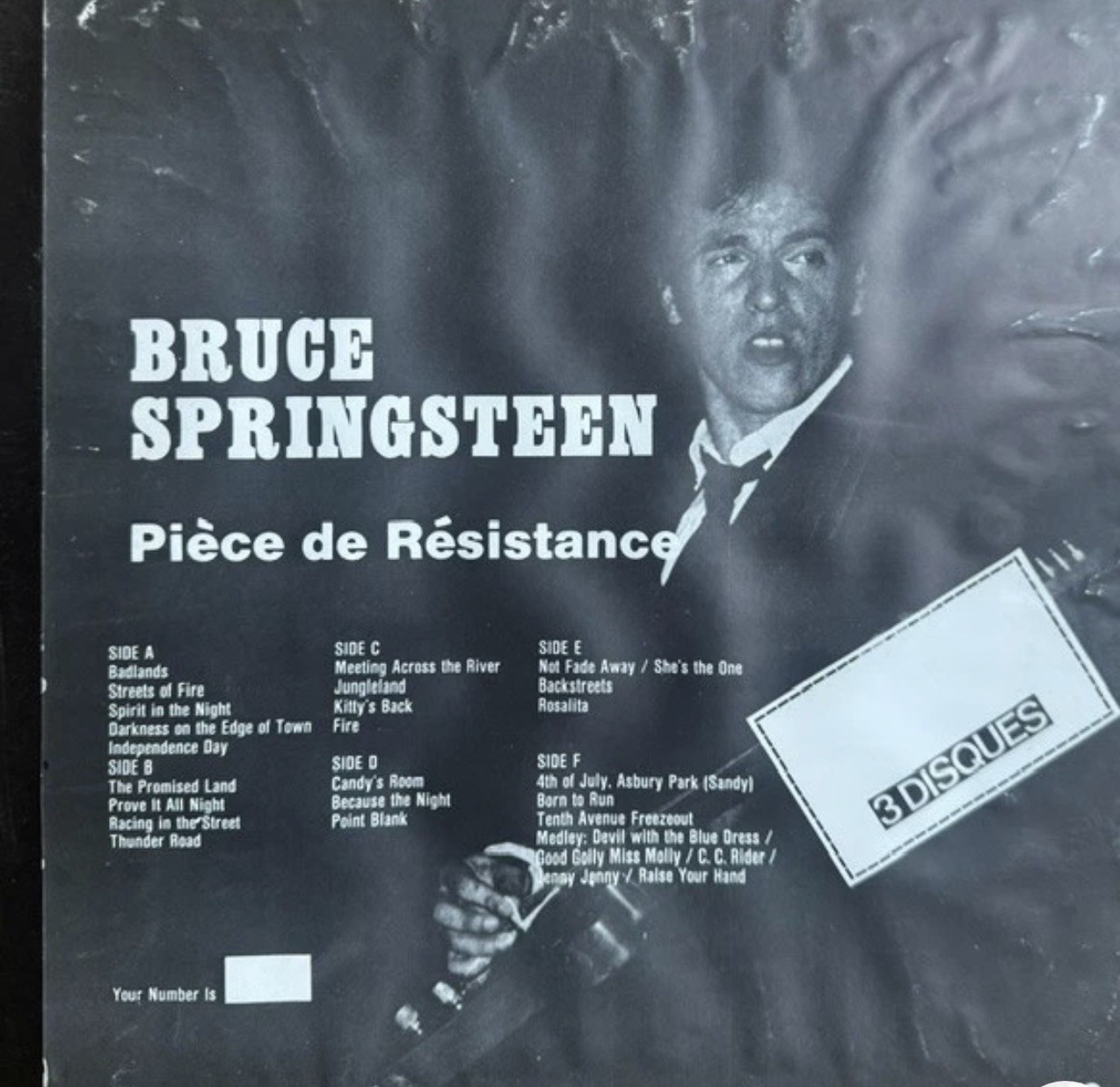 BRUCE SPRINGSTEEN 3LP BOX SET PIECE DE RESISTANCE