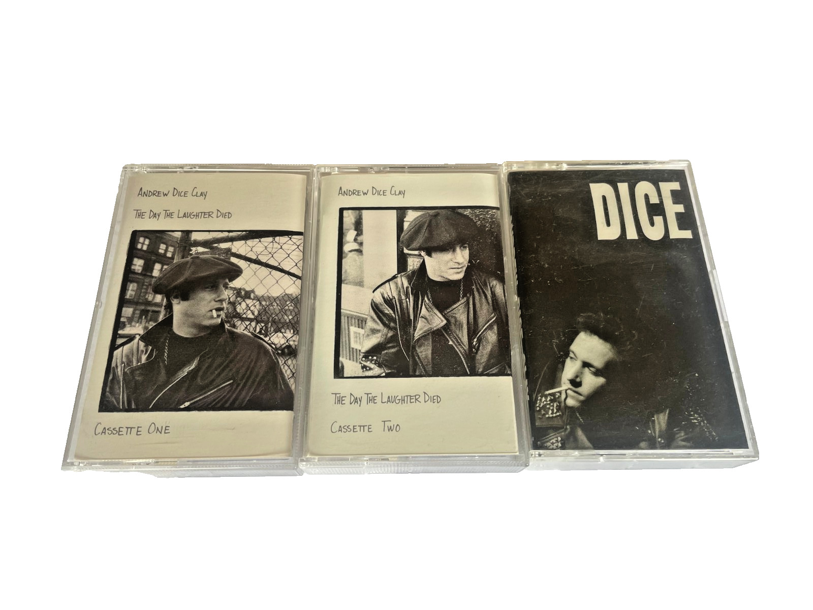 Vintage Andrew Dice Clay Comedy Cassette Tape Lot - AS IS