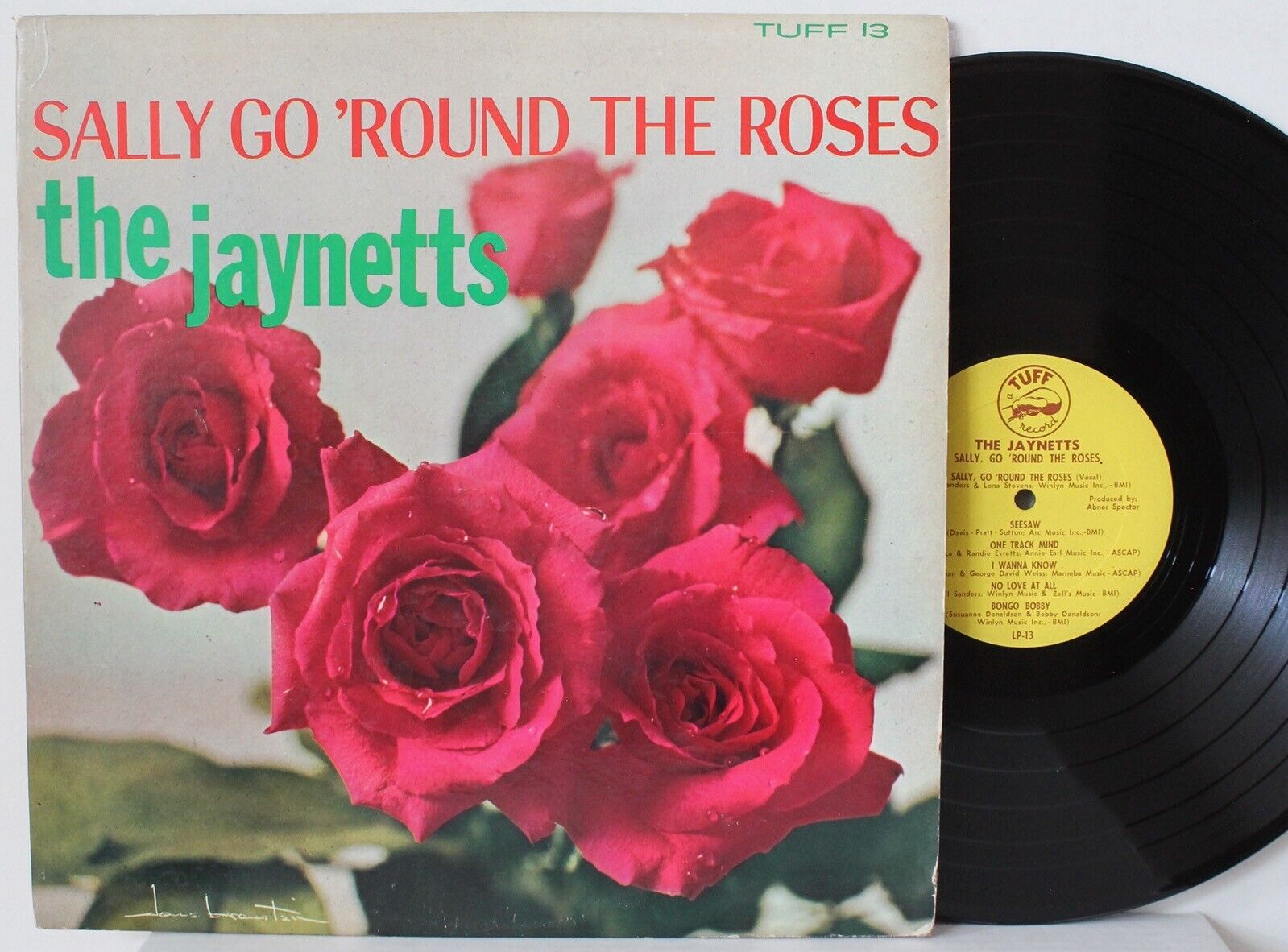 THE JAYNETTS Sally Go ‘Round The Roses LP (Tuff 5559, orig ’63) VG+ R&B Soul