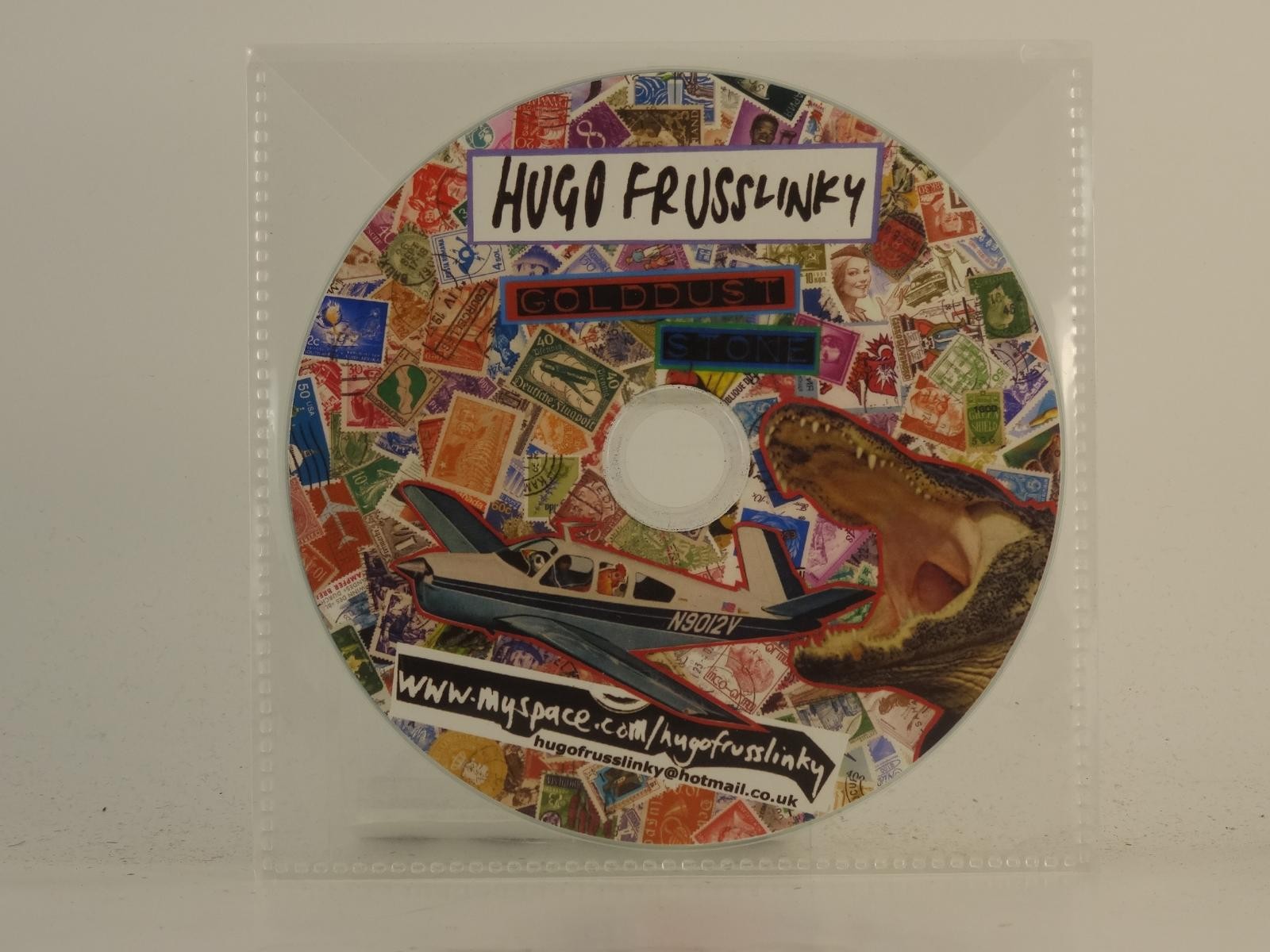 HUGO FRUSSLINKY GOLDDUST (H1) 2 Track Promo CD Single including Plastic Sleeve 